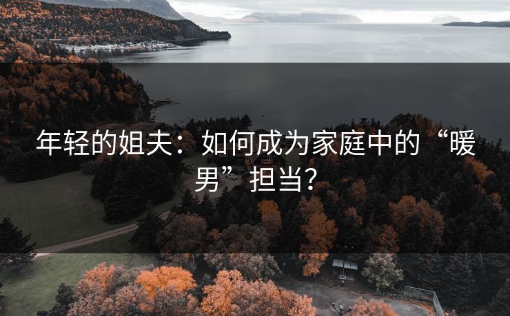 年轻的姐夫:如何成为家庭中的“暖男”担当? 年轻的姐夫:如何成为家庭中的“暖男”担当?